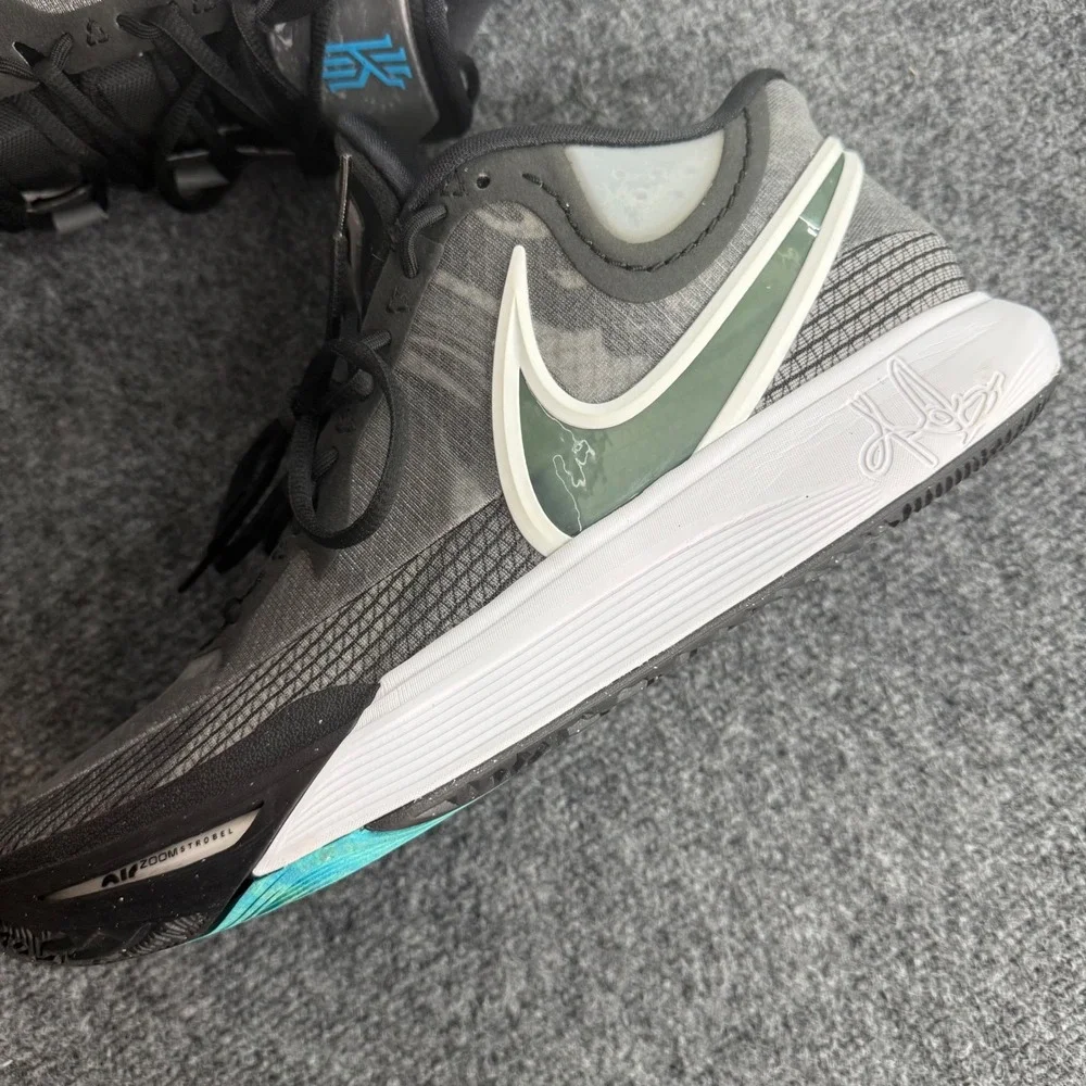 Nike‎ Kyrie 8 Orca Black Mercury Grey Basketball Shoes Size 14